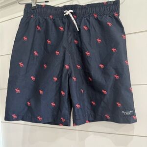 Abercrombie Kids Navy and Pink Swim Trunks